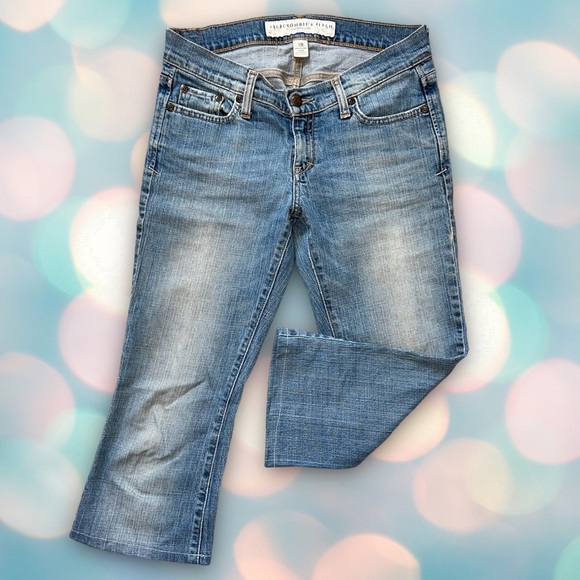 Abercrombie & Fitch Vintage Y2K Women’s Low Rise Madison Flare Jeans Size 2 - Picture 1 of 6